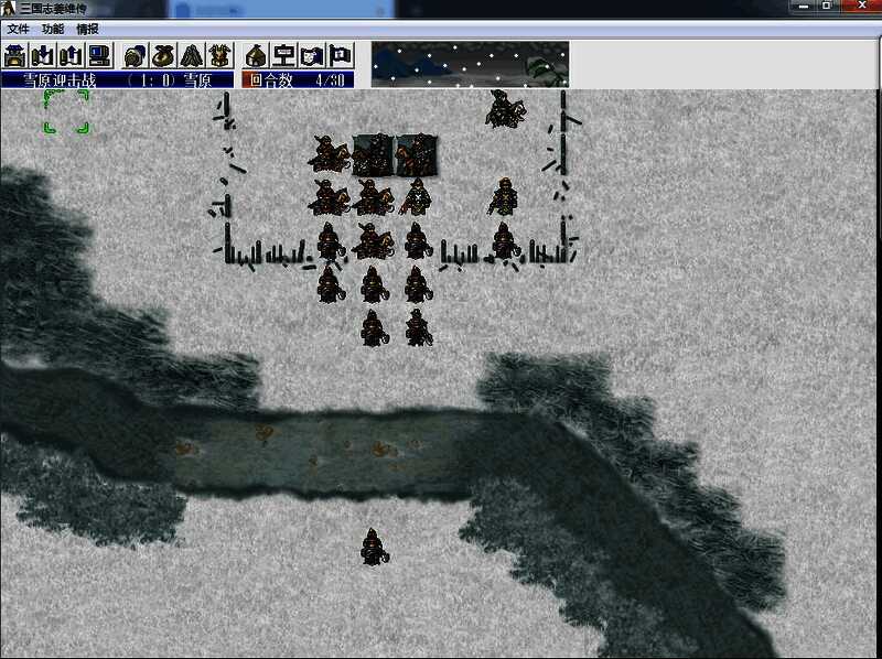 《姜维传》雪原迎击战站位及战斗场景图