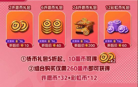 货币礼包折扣宣传图