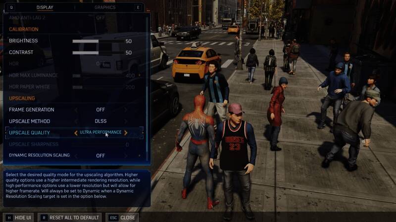 《漫威蜘蛛侠2》开启DLSS 4的相关画面2