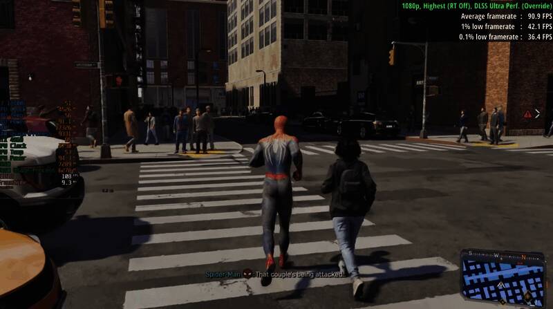《漫威蜘蛛侠2》开启DLSS 4的相关画面3