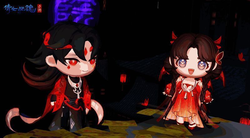 少年少女化身为南诏精灵图