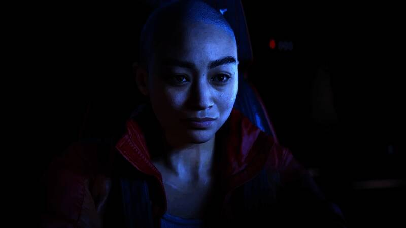 《星际：异端先知》光头女主形象图