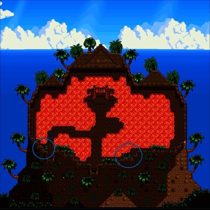 星露谷物语姜岛火山地牢金核桃相关场景