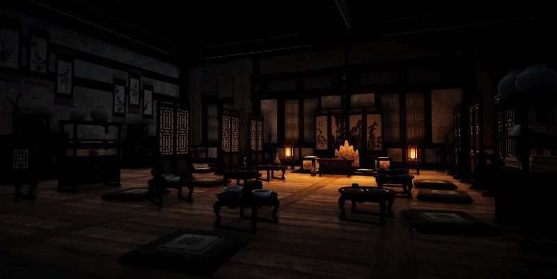 晨曦之国书斋画面