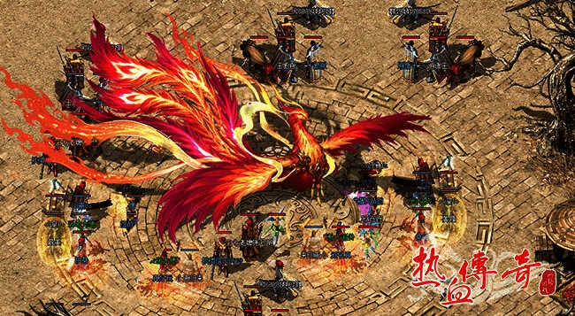 《热血传奇》女神降临资料片定制坐骑凤凰概念图