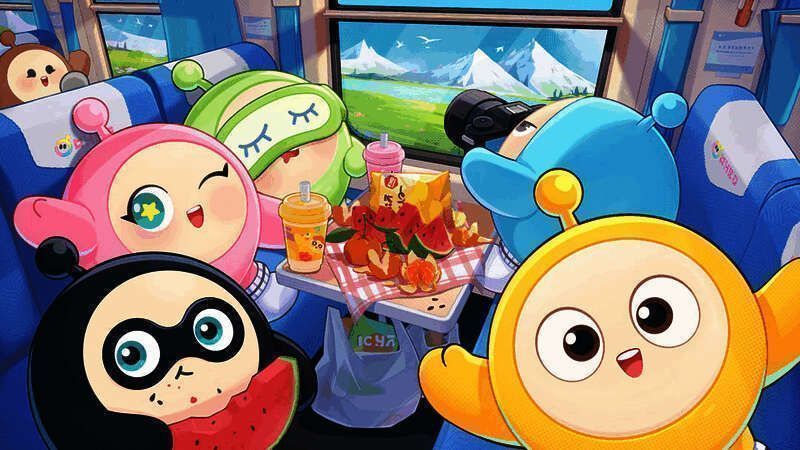 《蛋仔派对》劳动节版本宣传图