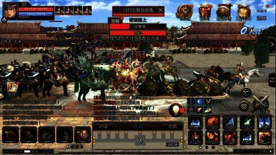 《三国群英传：国战版》万人国战场景图