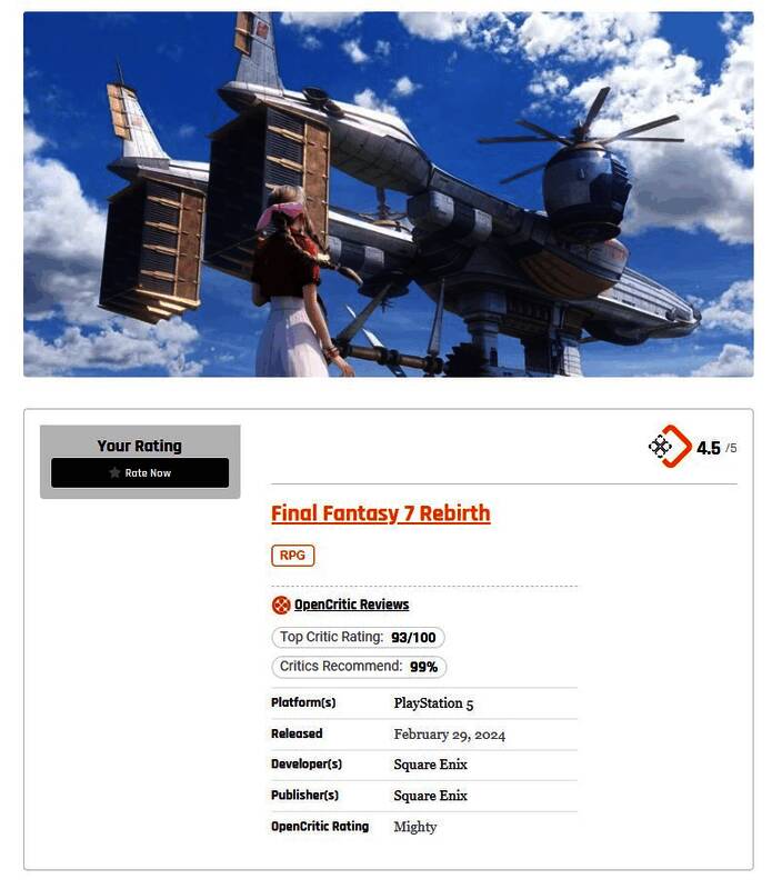 最终幻想7：重生游戏画面