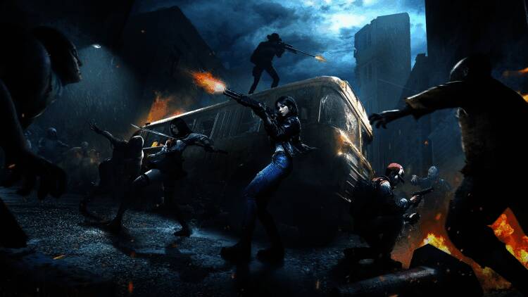 《荒野迷城》中丽雅等人画面