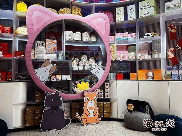 宫猫体验馆内部布置图3