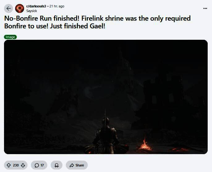 《黑暗之魂3》传火祭场画面