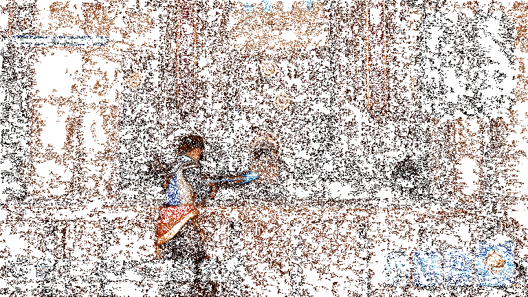 十字弩射击动图