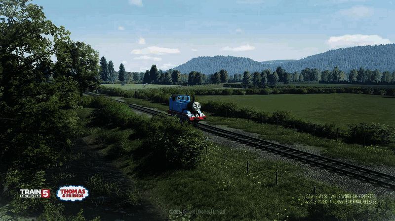 《模拟火车世界5》与《托马斯和朋友们》联动相关画面3