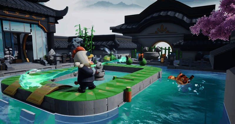 《元梦之星》竞速玩法画面