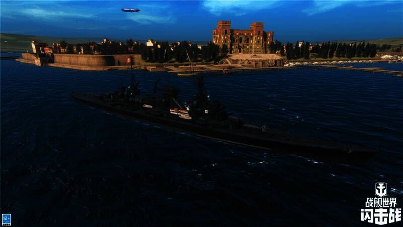 《战舰世界闪击战》中鲁恩战舰画面