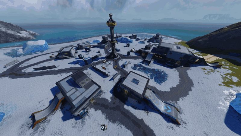 《高能英雄》冰雪天穹地图画面