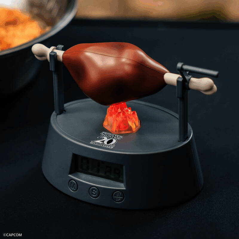 怪物猎人20周年纪念烤肉架厨房计时器外观图