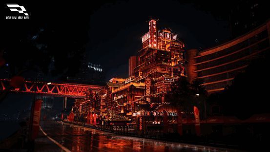 《巅峰极速》重庆赛道宣传图