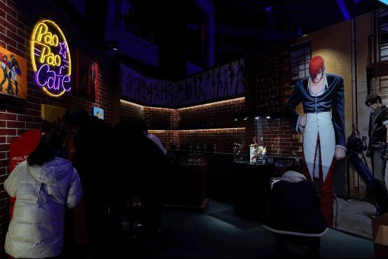 怀旧街机游戏体验区现场