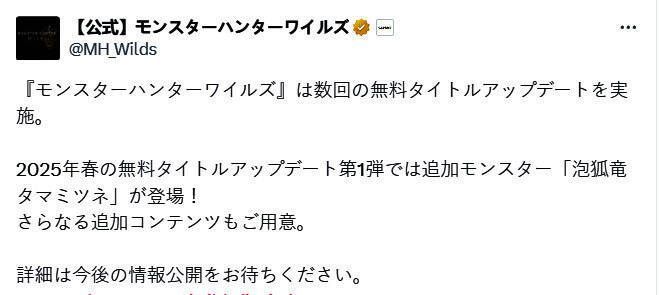 《怪物猎人：荒野》宣传画面