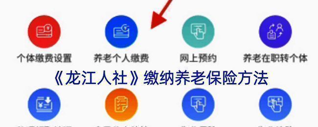 龙江人社APP缴费相关页面示例图