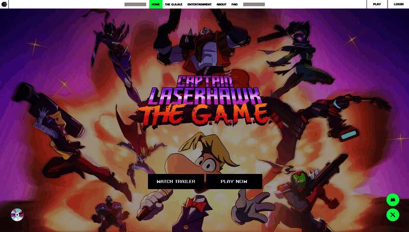 《激光战鹰队长：血龙》相关画面