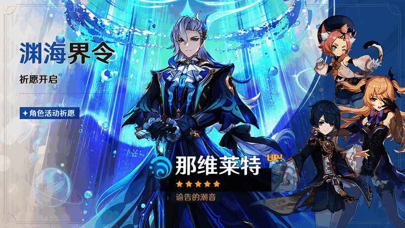 角色活动祈愿宣传图