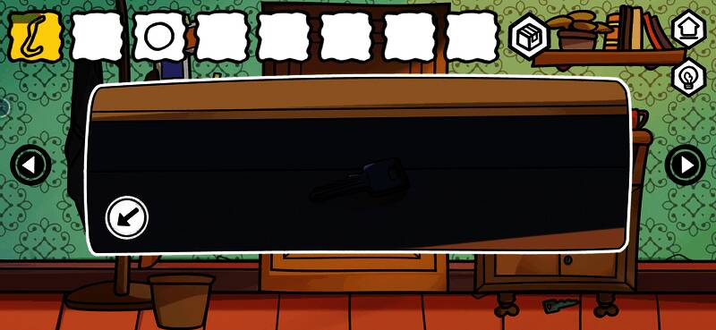 用铁丝拿柜子下钥匙画面