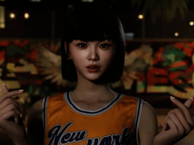 inZOI可爱风美女捏脸参考图4