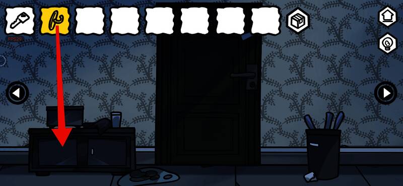 使用挂钩开柜子的场景