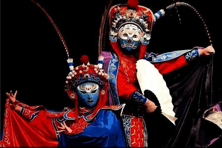 川剧表演相关图片