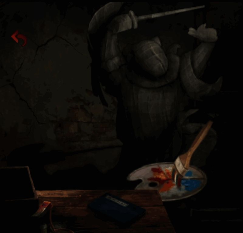 制作纸门神场景图片