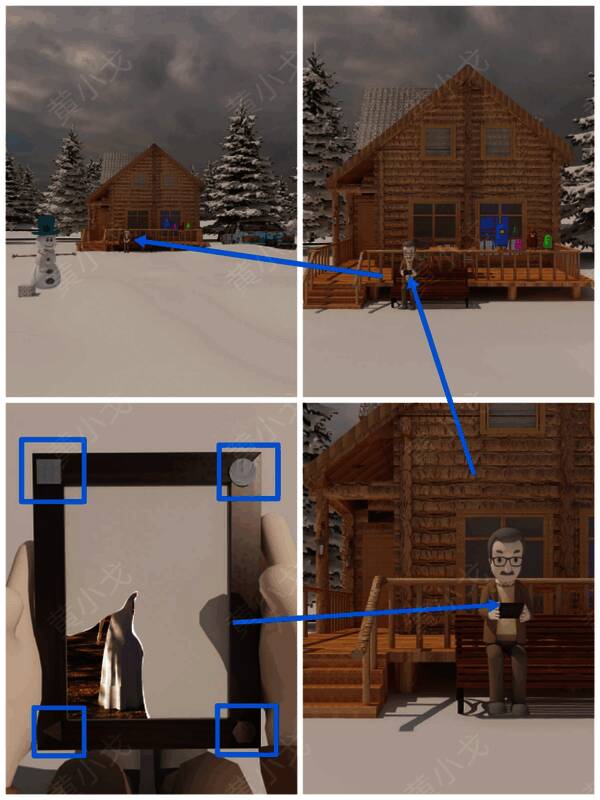 查看老人手中相框画面