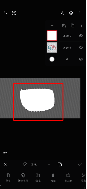 Painter 编辑菜单及选区工具示意图