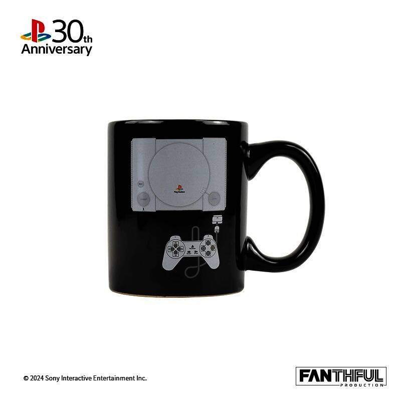 PlayStation 30周年陶瓷杯侧面图