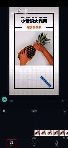 点击音乐按钮界面图