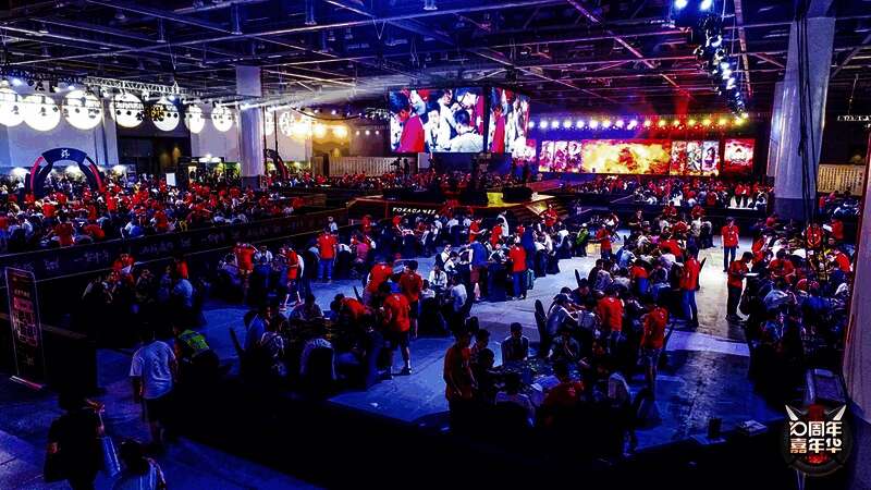 2018年三国杀千人面杀大赛现场图