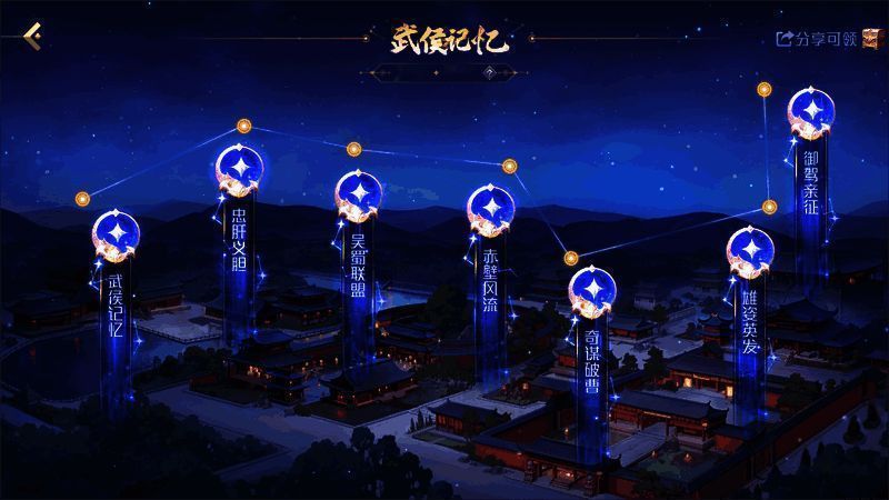 《英雄杀》手游武侯记忆联动内容画面