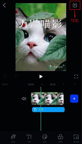 万兴喵影导出参数设置界面