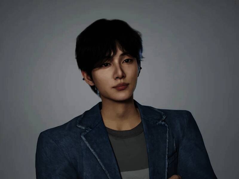 《inZOI》日韩帅哥捏脸示例图2