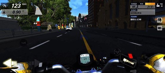 黎明飞驰遵守交规车辆画面