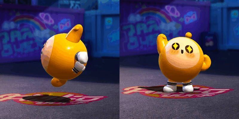 蛋仔做出迪迦飞踢和奥特曼登场动作