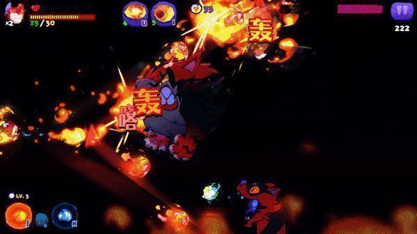 《哞哩的长梦》战斗画面