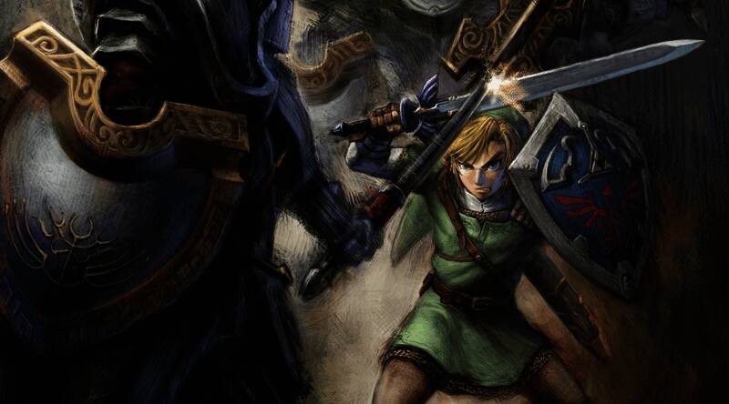 《塞尔达传说：黄昏公主》虚幻5重制场景画面