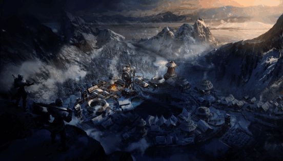 冰原勇士抵达贝鲁德格相关场景图