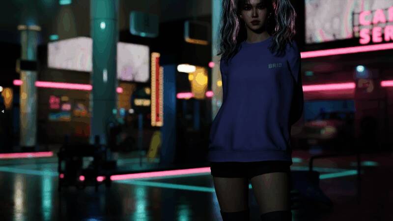 inZOI双马尾甜妹捏脸图片2