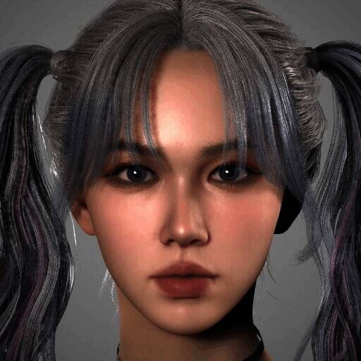 inZOI双马尾甜妹捏脸图片4