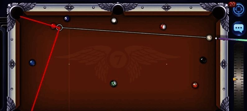 腾讯桌球击球点示意图