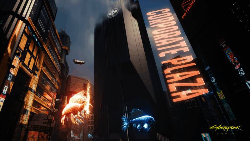 《赛博朋克2077》特色壁纸场景