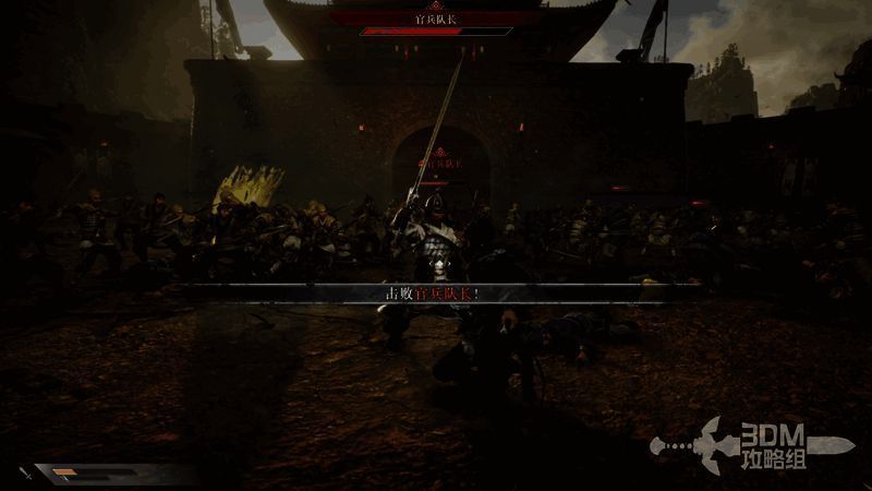 《真·三国无双 起源》击败官兵队长画面